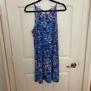 Lilly Pulitzer Vibrant Blue and Pink Dress